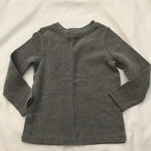 Old Navy Gray Thermal Long Sleeve Shirt